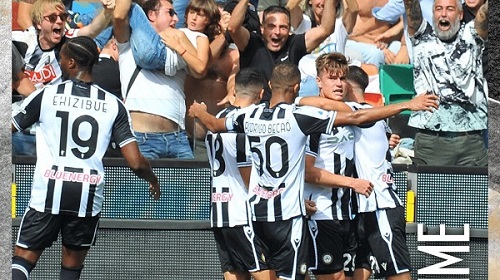 أودينيزي يفوز علي روما 1-0 فى الدوري الإيطالي