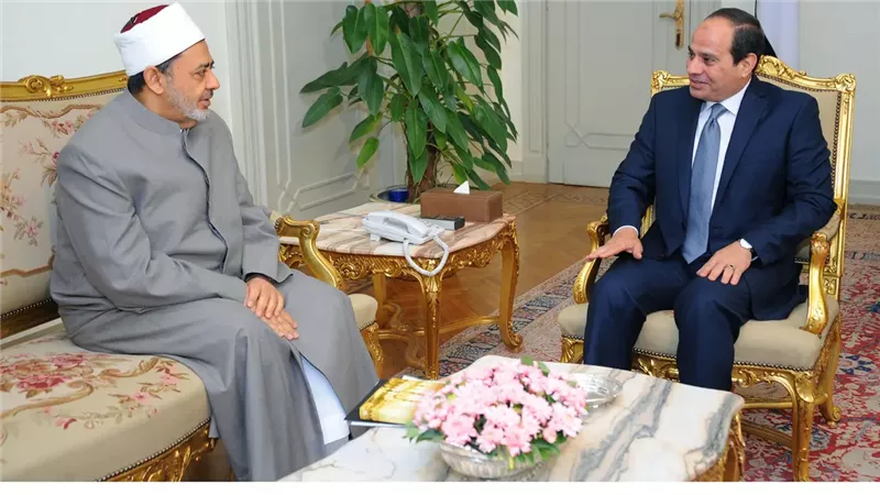 شيخ الأزهر يهنئ الرئيس السيسي والأمة بـ شهر رمضان