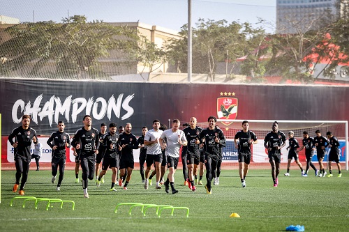 الأهلي يستأنف تدريباته استعداداً لمباراة الجونة في الدوري