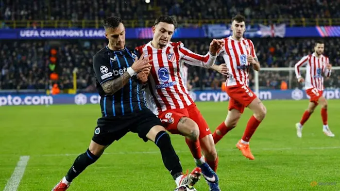 أتلتيكو مدريد يستضيف كلوب بروج اليوم في دوري الأبطال