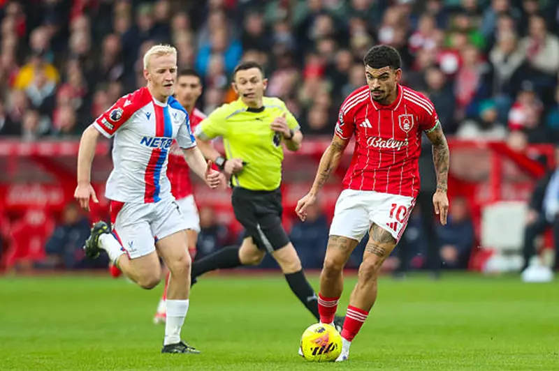 نوتنجهام فورست يتعادل مع كريستال بالاس 1-1 في الدوري الإنجليزي