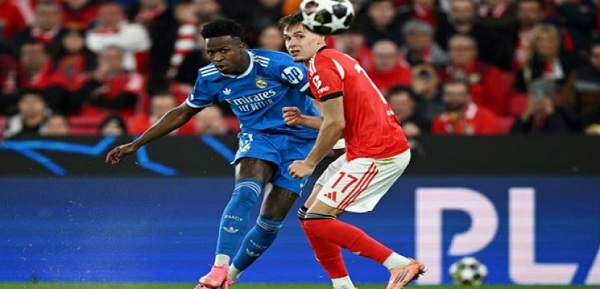 ريال مدريد يستضيف بنفيكا الليلة فى دورى أبطال أوروبا