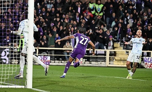 إنتر ميلان يتعثر أمام فيونتينا في الدوري الإيطالي