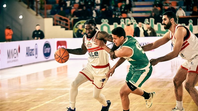 الزمالك يفوز على الاتحاد ويتقدم في سلسلة نصف نهائي دوري كرة السلة