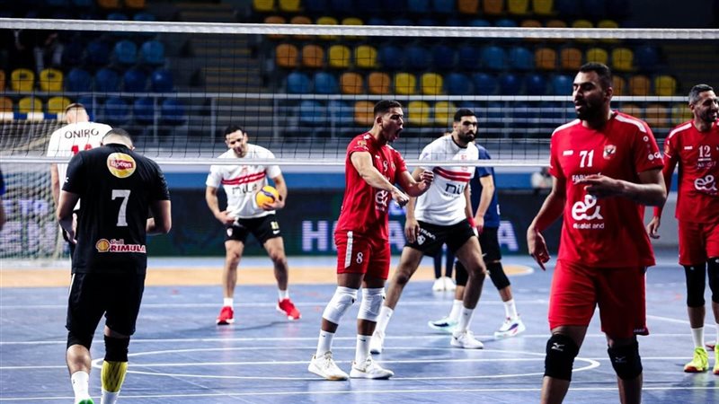 الأهلي يتوج بطلاً لدوري الكرة الطائرة على حساب الزمالك