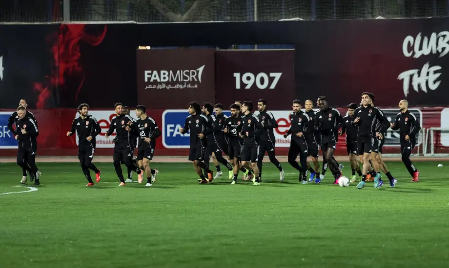 الأهلي يختتم تدريباته استعدادًا لمباراة طلائع الجيش بالدوري