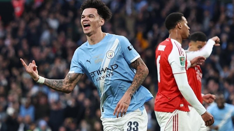 مانشستر سيتي يتوج بكأس الرابطة الإنجليزية للمرة التاسعة