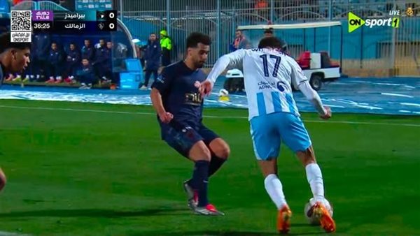 التعادل السلبي يحسم الشوط الأول بين الزمالك وبيراميدز في الدوري