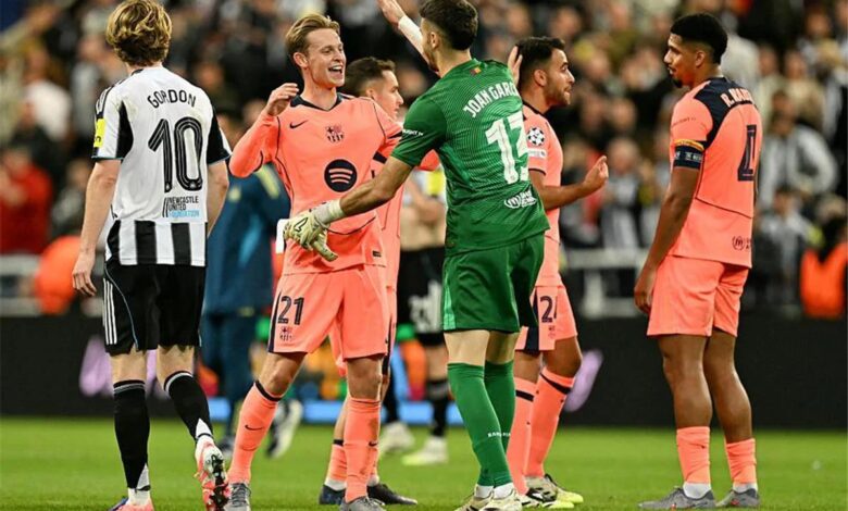 برشلونة يحل ضيفاً على نيوكاسل الليلة في دوري أبطال أوروبا