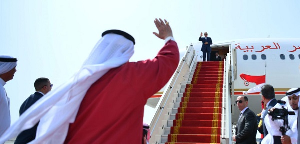 الرئيس السيسى يجري زيارة أخوية قصيرة إلى كل من مملكة البحرين والمملكة العربية السعودية