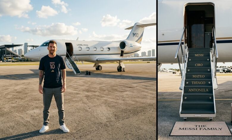 أسرار طائرة ليونيل ميسي الخرافية