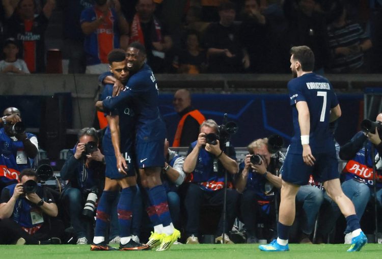 باريس سان جيرمان يتقدم على ليفربول 1-0 في الشوط الأول