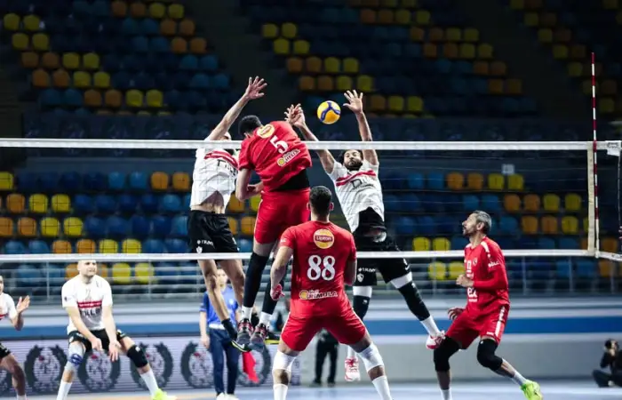 الأهلي يفوز على الزمالك ويتوج بكأس مصر للكرة الطائرة