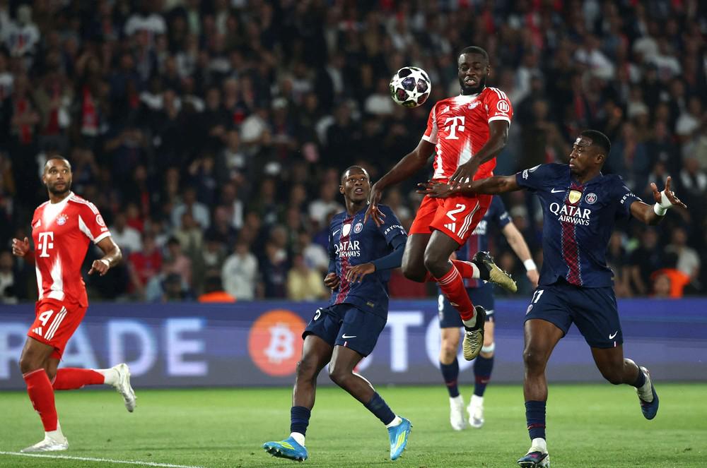باريس سان جيرمان يتقدم على بايرن ميونخ 1-0 في الشوط الأول