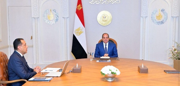 الرئيس السيسى يؤكد لرئيس الوزراء ضرورة متابعة ضبط الأسواق وتوافر السلع الغذائية