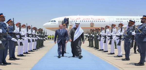 الرئيس عبد الفتاح السيسي يجري زيارة أخوية إلى دولة الإمارات العربية المتحدة